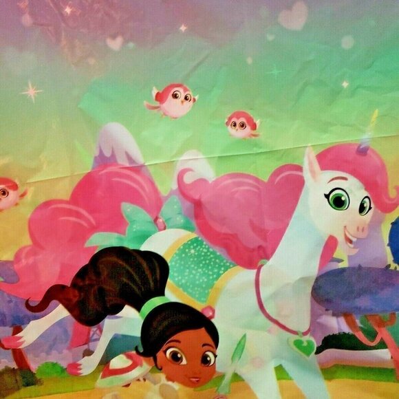 4 - Nella The Princess Knight Party Tablecloths - Picture 5 of 5